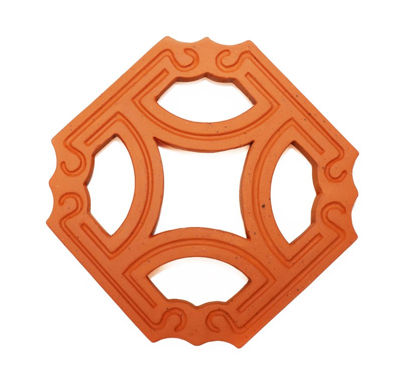 金錢花窗鍋墊 - 其他 - 其他材質 橘色