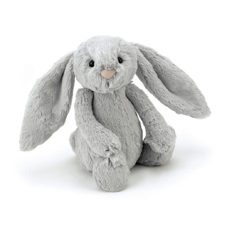Bashful Silver Bunny 雲灰銀兔 36cm - 公仔模型 - 聚酯纖維 銀色