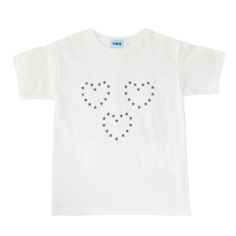 HEART CROP T_SHIRT (WHITE) - 女 T 恤 - 棉．麻 白色