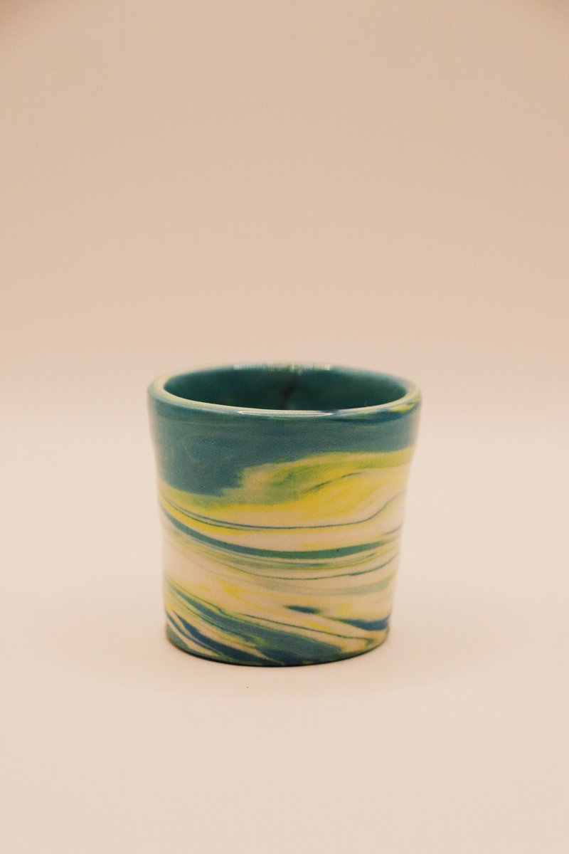 twisted tire cup - Teapots & Teacups - Pottery Green