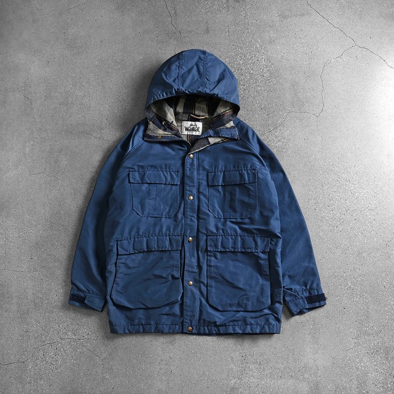 Vintage Woolrich 登山外套 / 古著運動外套、古著風衣外套 - 女大衣/外套 - 聚酯纖維 藍色