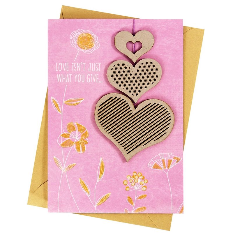 特別な女の子に捧げる[ホールマーク-クリエイティブな手作りカードの誕生日の願い] - カード・はがき - 紙 ピンク