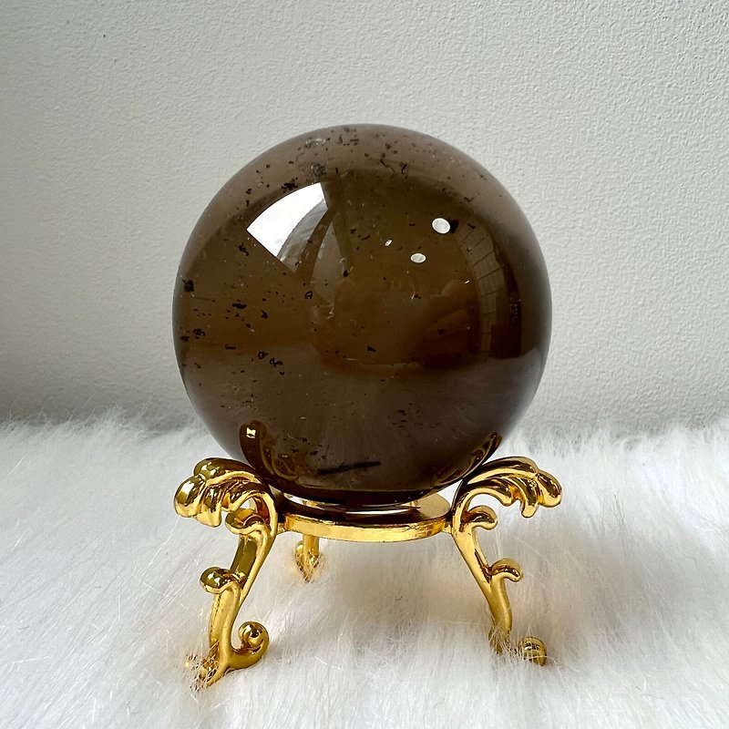 Citrine Ball | Crystal | Crystal Ball | Crystal Ornament - Items for Display - Crystal Brown