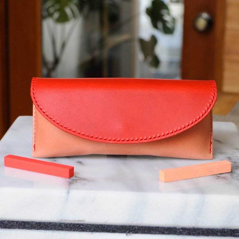 Large and simple eyeglass case No.2 Buttero - Other - Genuine Leather Multicolor