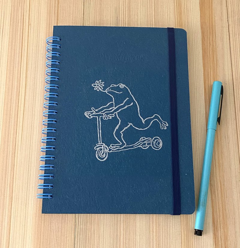 B6 size 2025 schedule ring notebook Aogae-kun GO Navy - Notebooks & Journals - Paper Blue