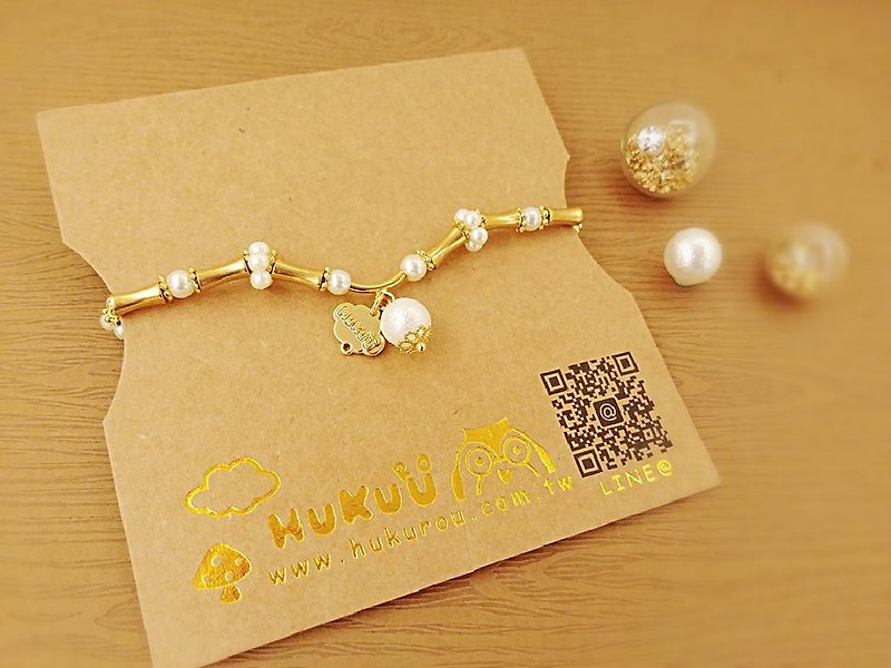 HUKUROU pearl elastic bracelet - Bracelets - Other Materials Multicolor