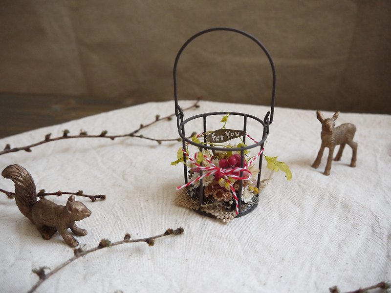 [Unlimited] imitation may rust small basket of dried flowers - Plants - Plants & Flowers Brown