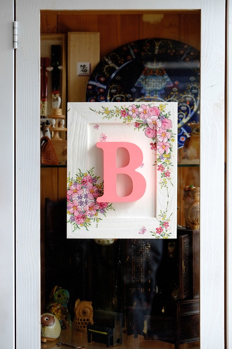 Tailor-made - Wedding wooden letter décor - Items for Display - Wood Multicolor