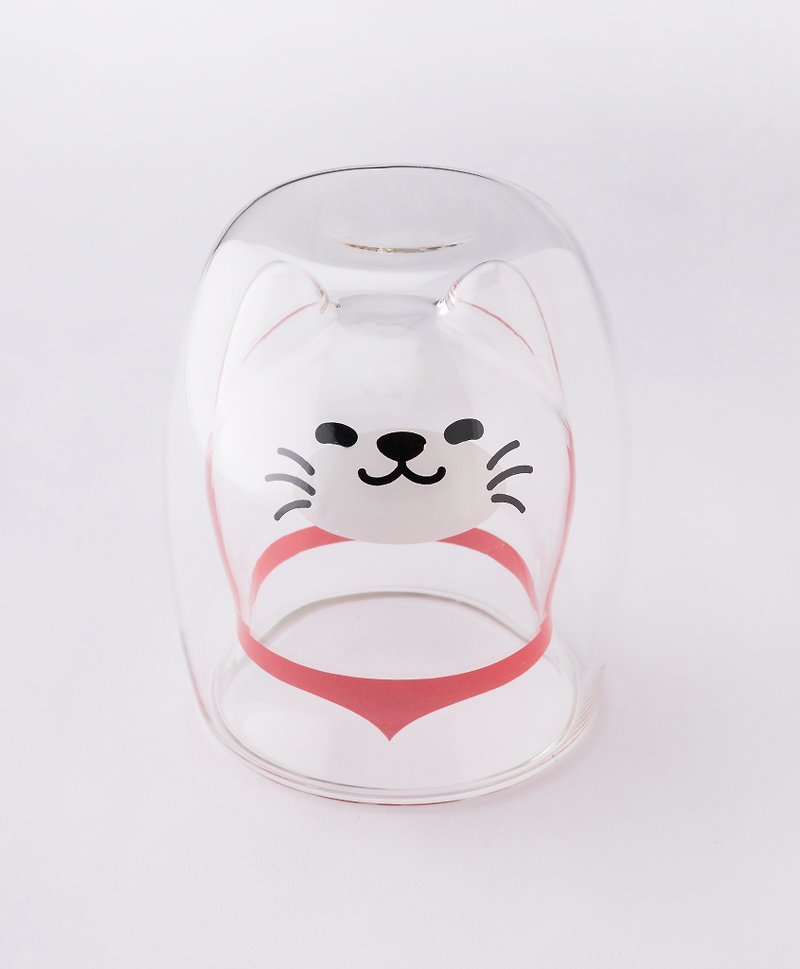 Meow Meow Double Glass - Transparent Color Birthday Gift Christmas Gift Exchange Gift - Other - Glass Transparent