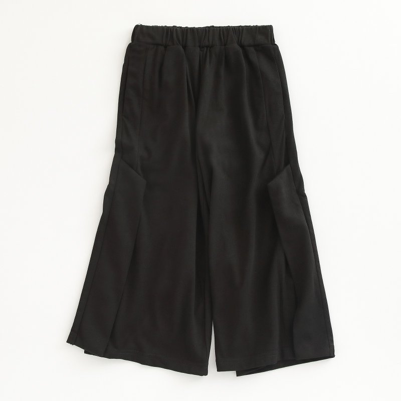 BIR pure black simple cropped pants - กางเกง - ผ้าฝ้าย/ผ้าลินิน สีดำ