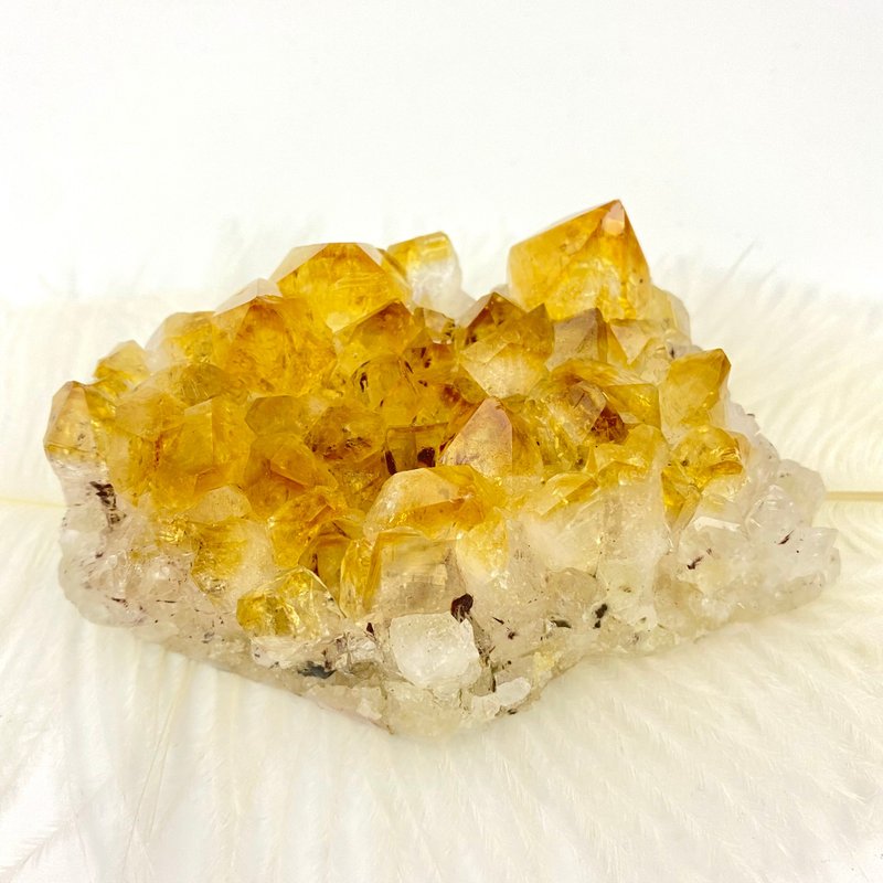 黃晶簇 | 水晶 | 水晶球 | 水晶擺件 - 其他 - 水晶 黃色