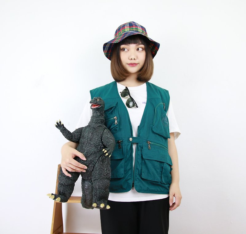 Back to Green Fisherman's vest NEXTAR MOUNTAIN //Every man and woman can wear vintage F-19 - Men's Tank Tops & Vests - Polyester 