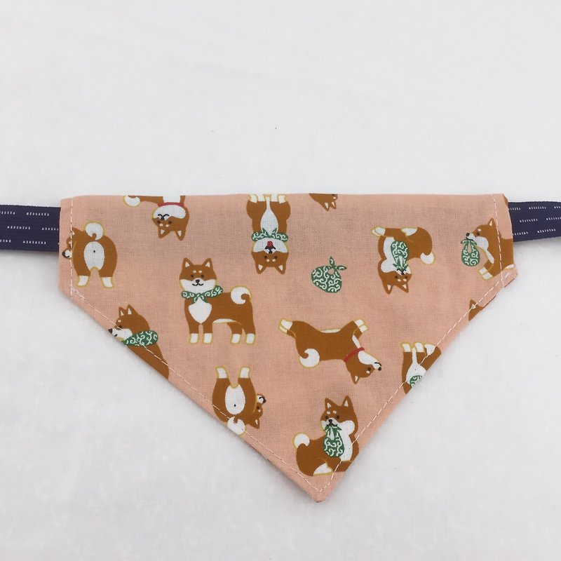 寵物三角巾--shiba 柴犬圖案 - 寵物衣服 - 棉．麻 
