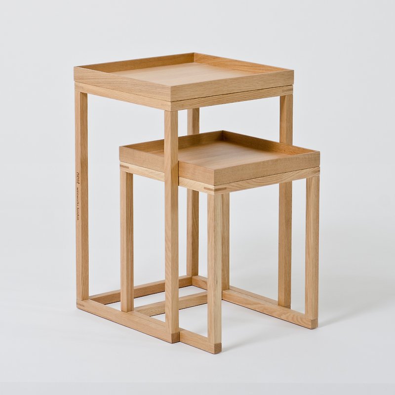 nest side tables | natural oak - Other Furniture - Wood 