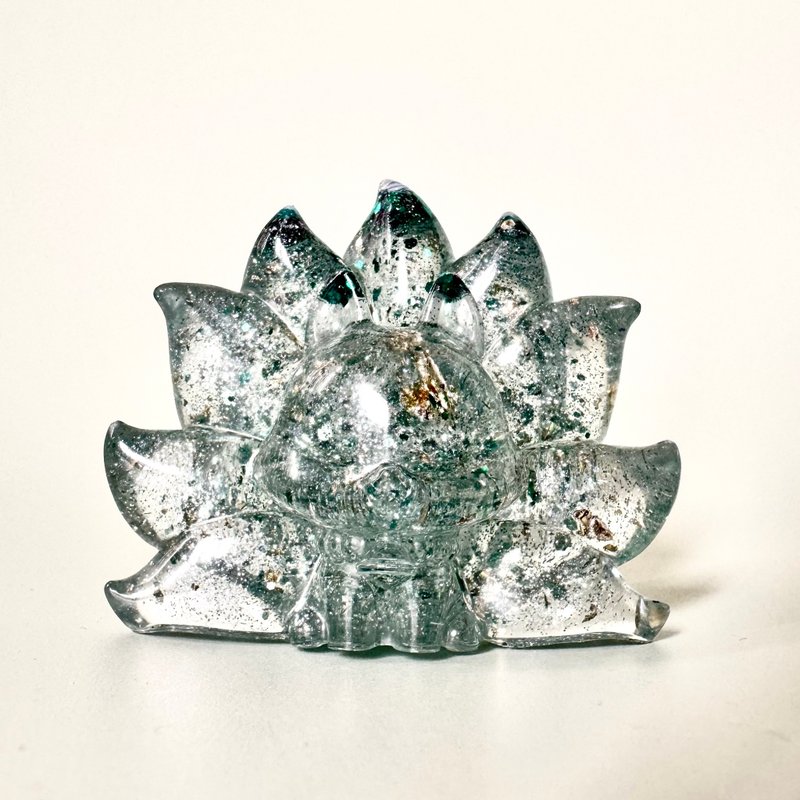 【浪漫時光屋】祖母綠金箔靈狐 - 擺飾/家飾品 - 樹脂 