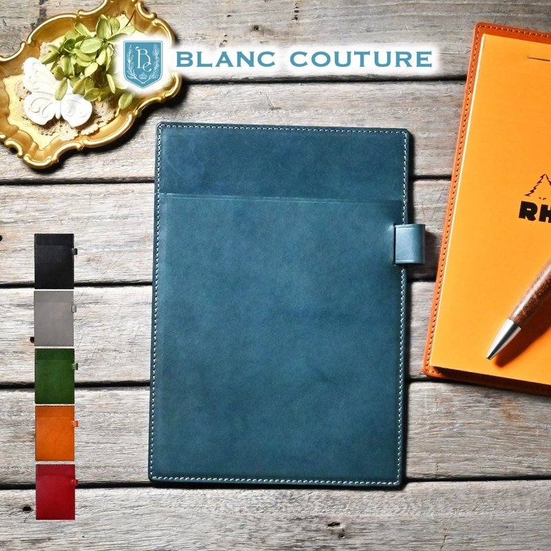 筆記本套 羅迪亞 16 皮革 A5 適用尺寸 - 筆記本/手帳 - 真皮 黑色