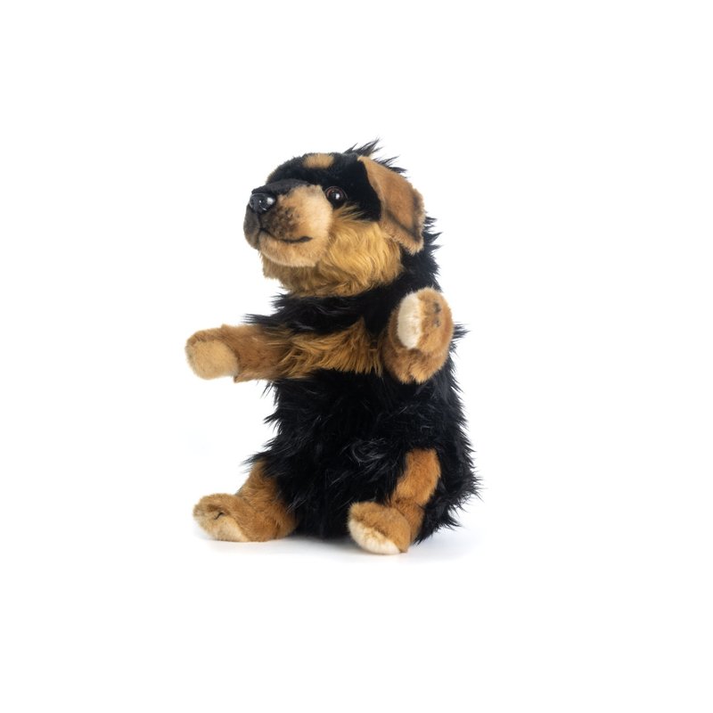 Hansa 8357-German Shepherd Hand Puppet 27 cm tall - ตุ๊กตา - วัสดุอีโค สีดำ