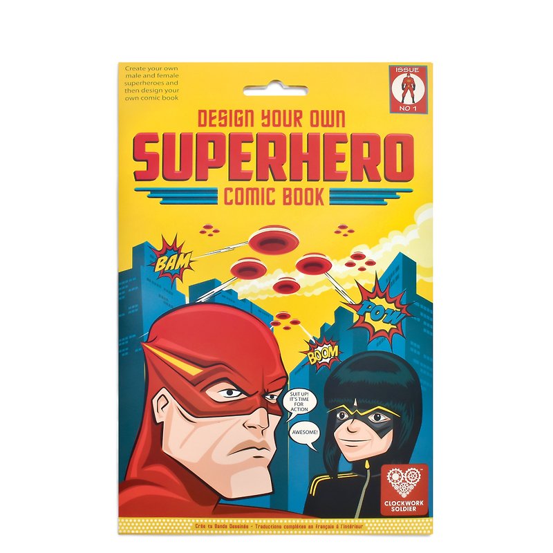 Design Your Own Superhero Comic Book - Kids' Toys - Paper 