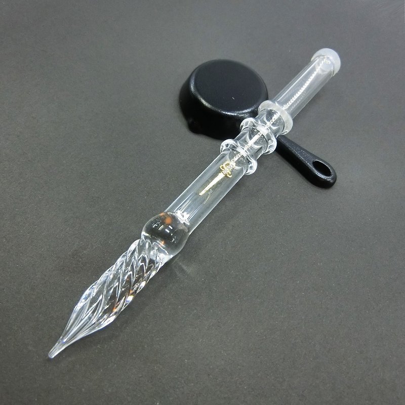 Ethereal Sword-Hollow Glass Dip Pen - Other Writing Utensils - Glass Transparent