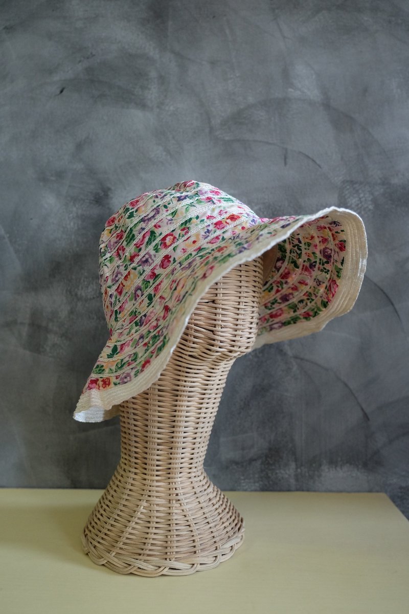 Vintage KENZO Floral Bucket Hat - 帽子 - 其他材質 