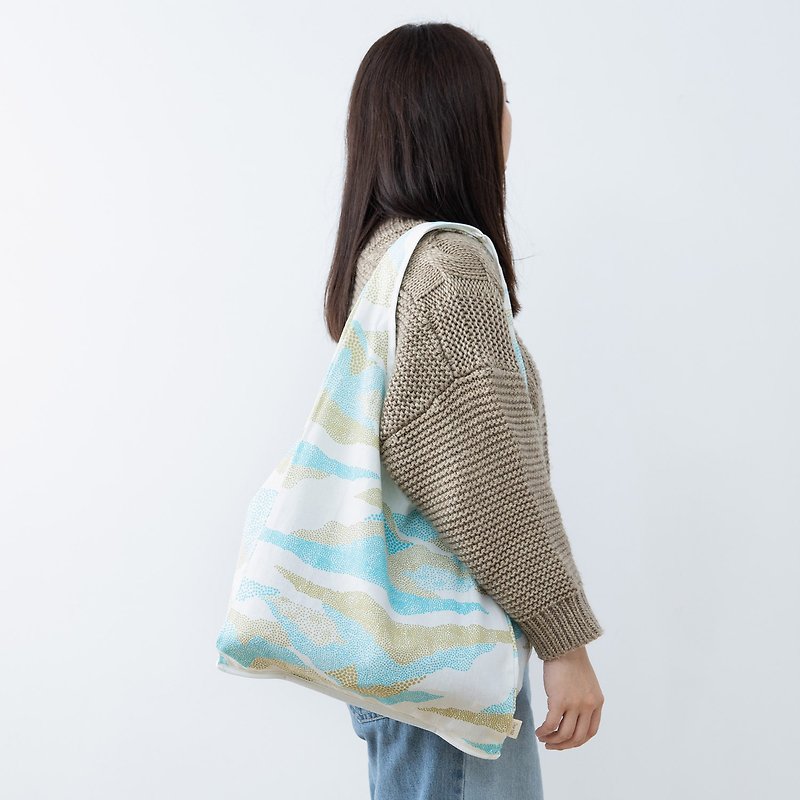 Medium side bag/limited color/printed music xDearb&b/beige - Handbags & Totes - Cotton & Hemp 