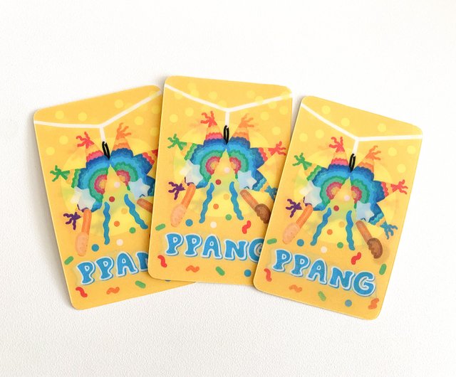 Piñata lenticular mini card - Shop ABARROTES B Cards & Postcards - Pinkoi