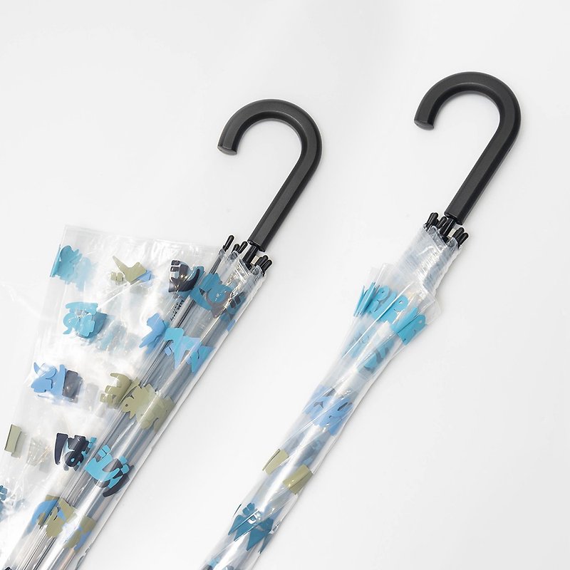 (Q23) hahababy joint transparent automatic straight umbrella - ร่ม - เส้นใยสังเคราะห์ 