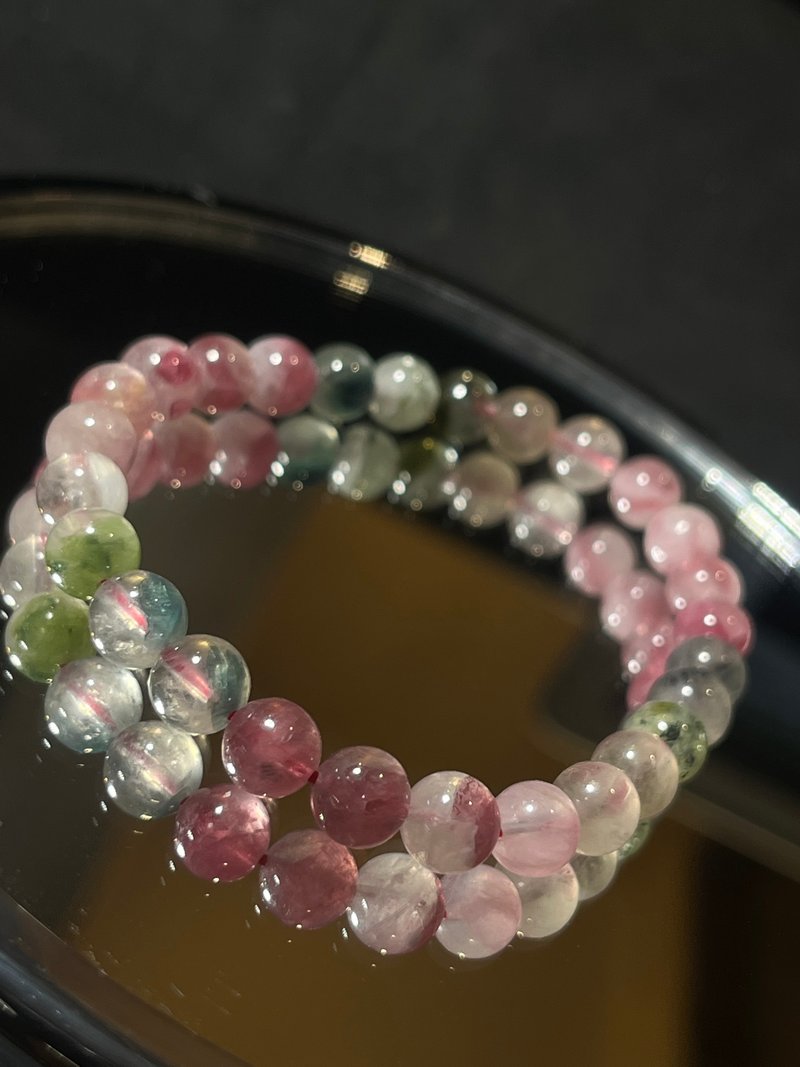 The ice-floating tourmaline bracelet Stone people. nuwn jeweler - Bracelets - Gemstone Multicolor