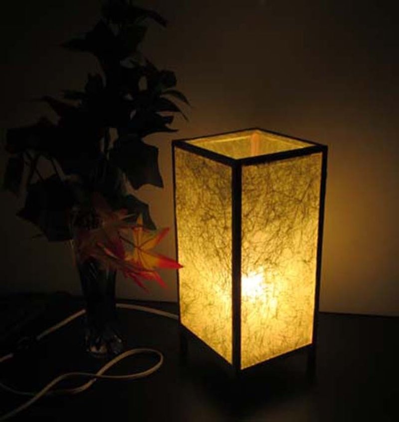Wringing of squeezed Japanese paper «Dream lighting» comfort and healing will be resurrected! ★ Decorative stand - Lighting - Wood Orange