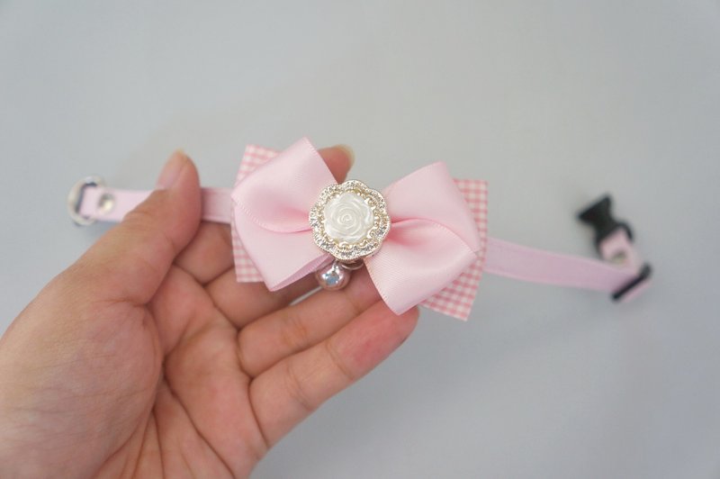 貓咪狗狗兔子鴨子-小型(P-S)-三角巾領巾項圈項鍊 貓咪安全扣 - 項圈/牽繩 - 其他材質 多色