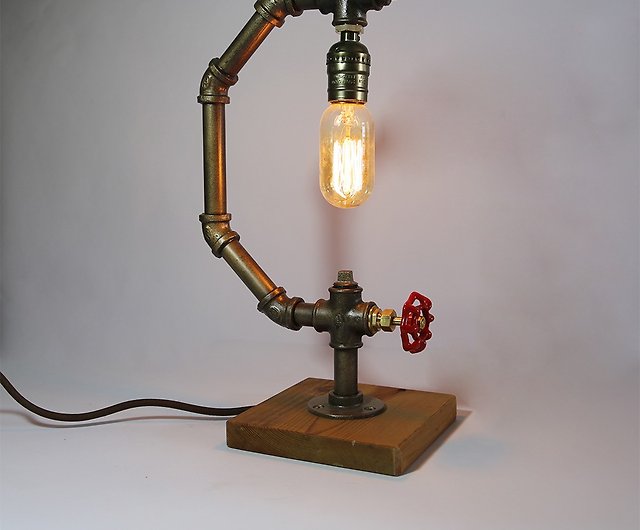 Birthday Gift Table Lamp, How To Make A Pipe Lamp Fixture