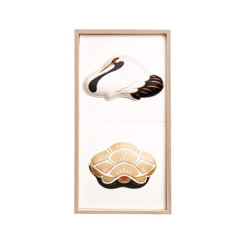 [Wedding Gift] Turtle and Crane Lucky Origin Japanese Paper Ornaments/Oguni Japanese Paper - ของวางตกแต่ง - กระดาษ 