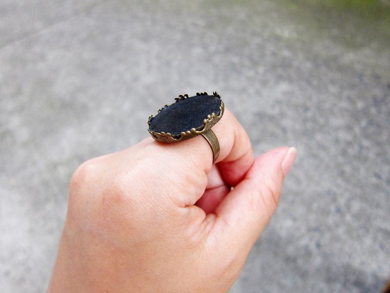 Leather Ring - แหวนทั่วไป - หนังแท้ สีดำ