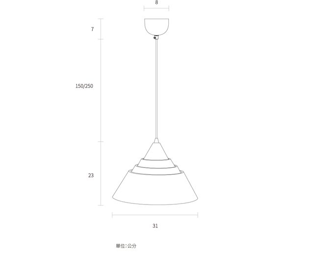 スマイル手作り木製シャンデリア∣混色01 - ショップ META Design 照明