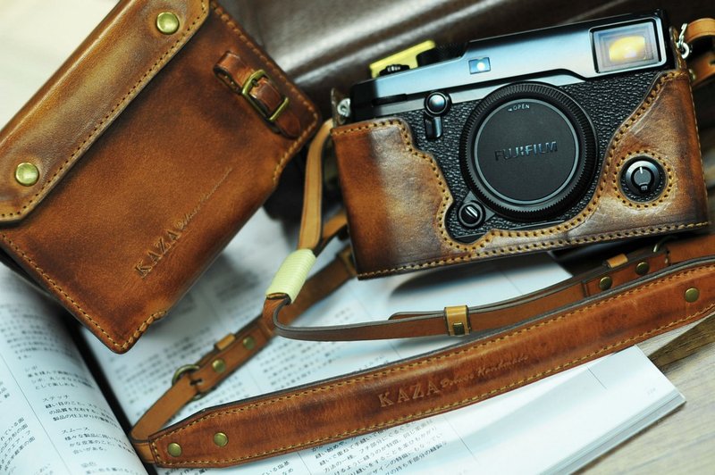 FUJIFILM Xpro2 相機皮套 Xpro2 相機包 - 相機/拍立得/底片相機 - 真皮 