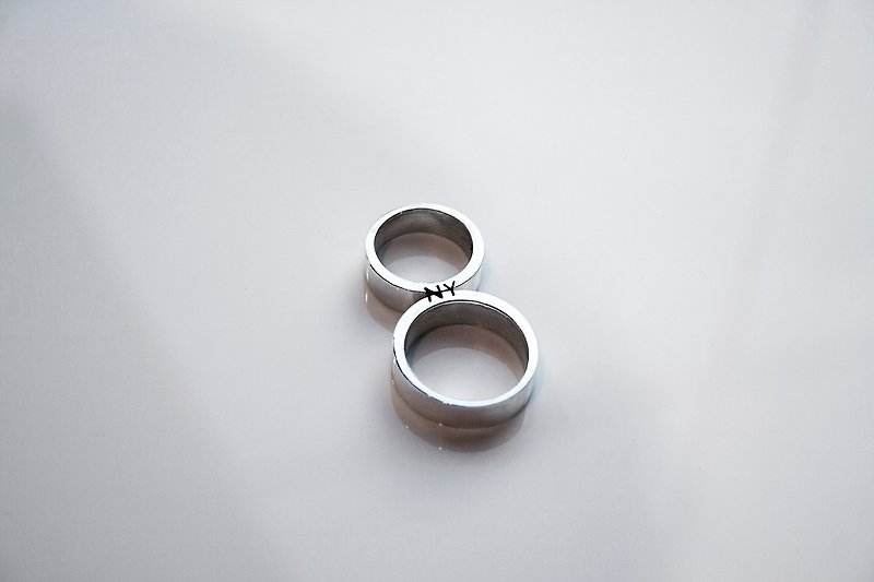Frankness Original 925 Silver Couple Ring - แหวนคู่ - โลหะ สีเงิน