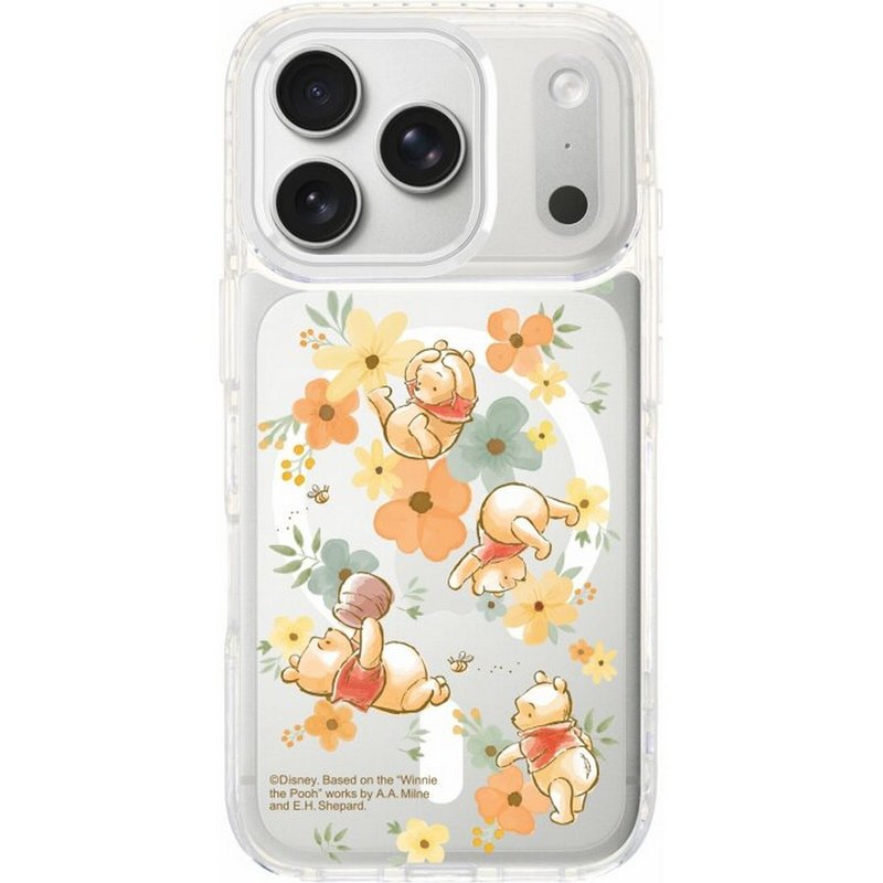 迪士尼小熊维尼iPhone17 Pro 透明/磁吸磁換式手機殻 - 手機殼/手機套 - 塑膠 多色