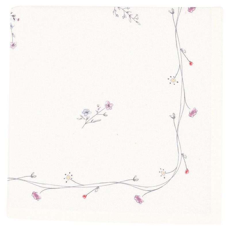 【新品】丹麥Greengate Venissa white 印花桌巾 100x100cm - 桌布/桌巾/餐墊 - 棉．麻 多色