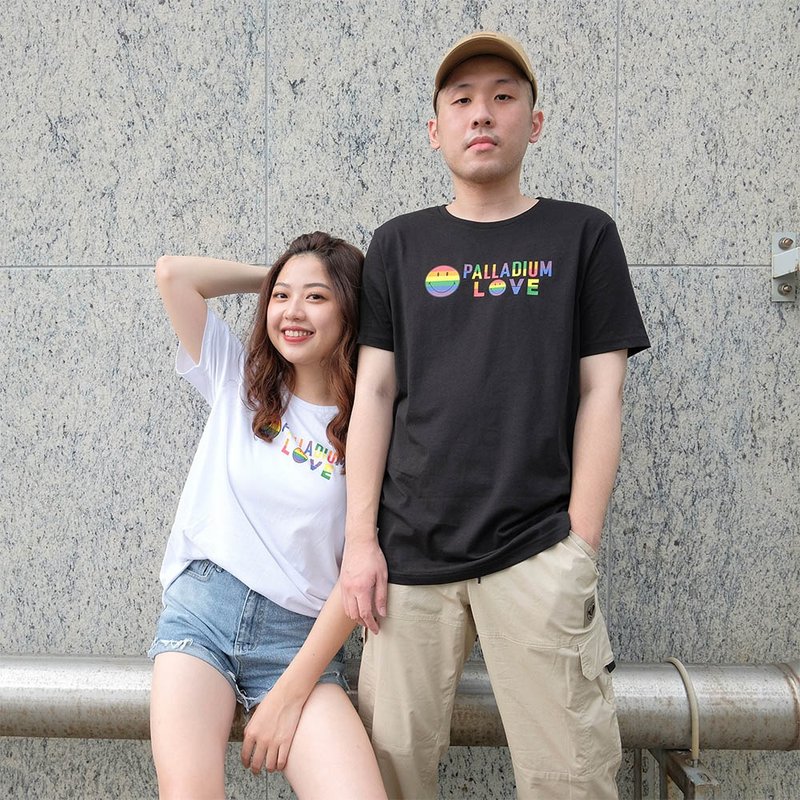 【スマイルジョイントネーム】PALLADIUMスマイル自慢LOVE半袖トップ174482 - Tシャツ - その他の化学繊維 