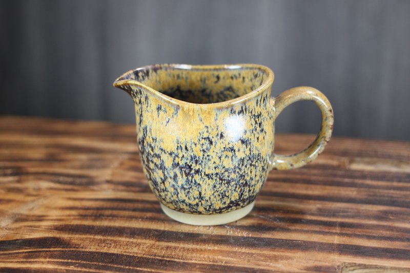 【送禮好物】200ml 泥漿 天目釉 茶海 公道杯 鶯歌名家葉敏祥作 - 茶壺/茶杯/茶具 - 瓷 