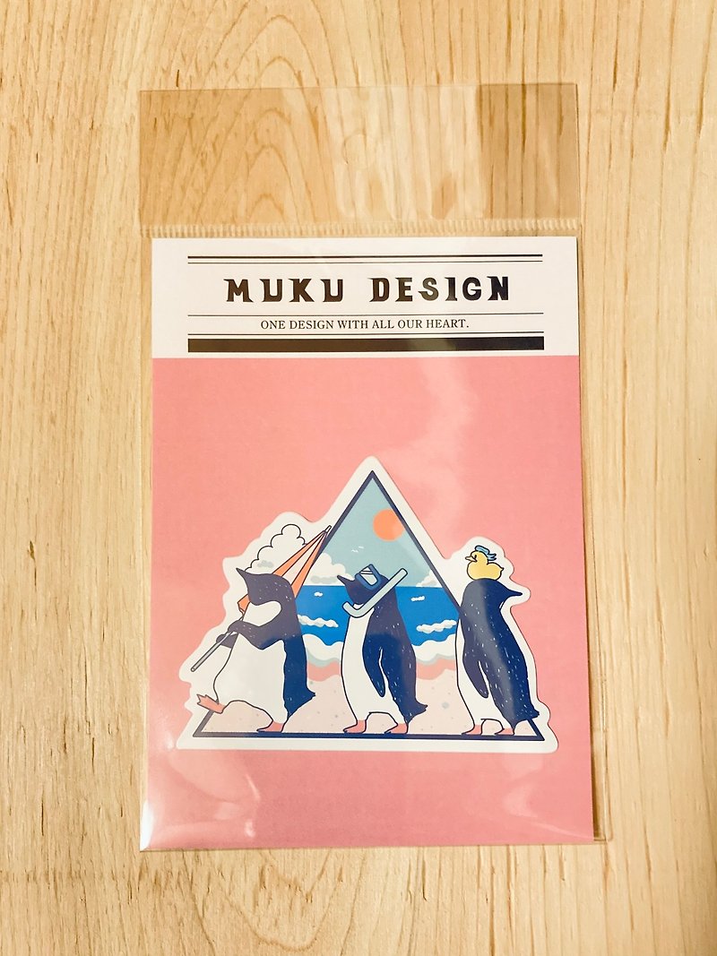 Penguin [Sticker] To the Sea - Stickers - Paper Blue