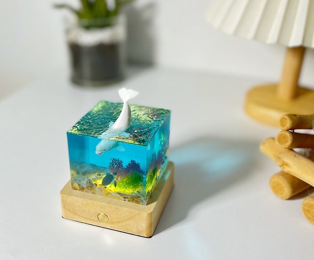 Resin Light Ocean Handmade Resin Ornament / Epoxy Resin Crafts / Sea World  Gift - Shop UNIVERS Lighting - Pinkoi