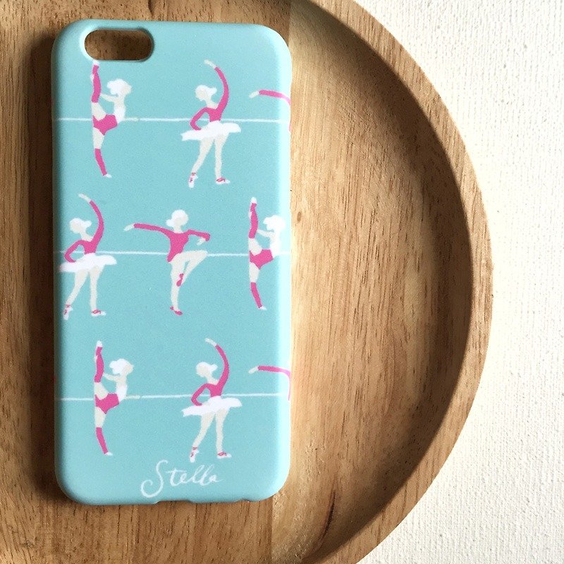 芭蕾舞教室- 手機殼 可客製化 - 手機殼/手機套 - 塑膠 粉紅色