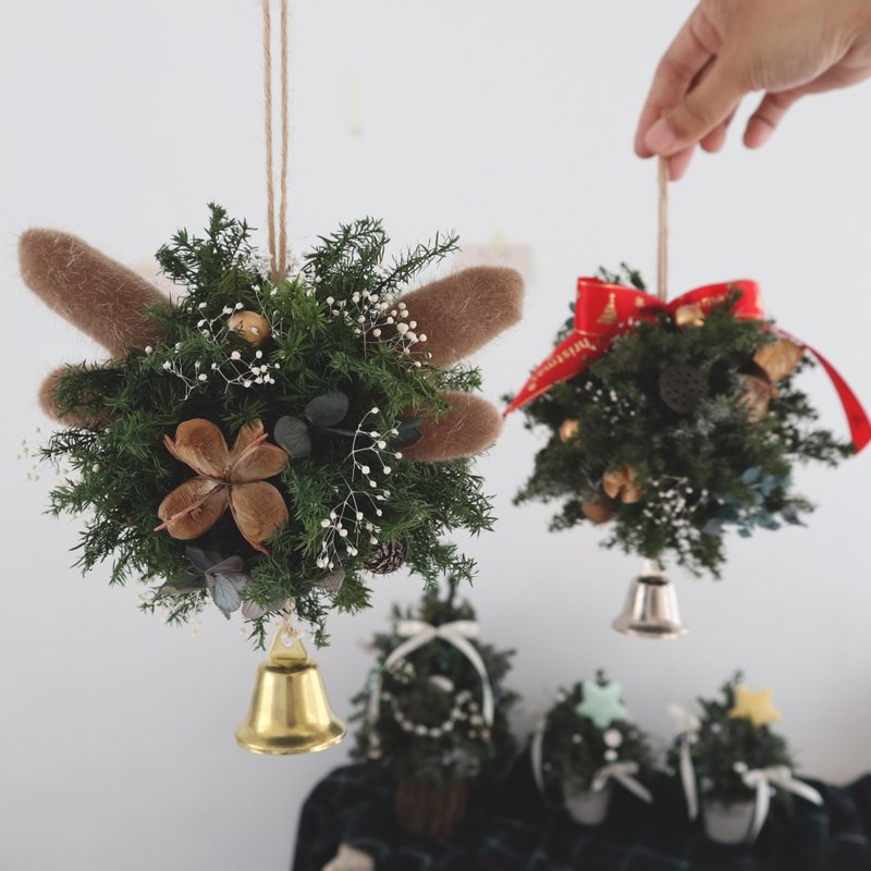 Christmas flower balls\Twirling Christmas eternal cedar without wreaths, there are also balls that can be used to heal. - Items for Display - Plants & Flowers 