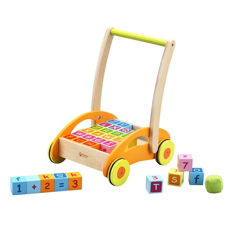 積木助步車【幼兒學步車_適合1歲以上】 - 寶寶/兒童玩具/玩偶 - 木頭 多色
