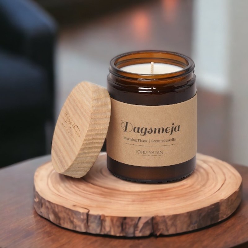 【Torplyktan】Morning Thaw Candle 160ml - Candles & Candle Holders - Wax 