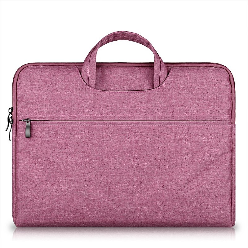 Laptop Bag 13 Inch Rose Red, Mens Satchel, Laptop Briefcase 13 Inch, Handbag, Portfolio Attache, Macbook Pro Bag with Handle - Laptop Bags - Polyester Red