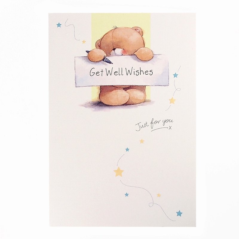 I wish you a speedy recovery [Hallmark-ForeverFriends-Card Recovery Condolences] - Cards & Postcards - Paper White