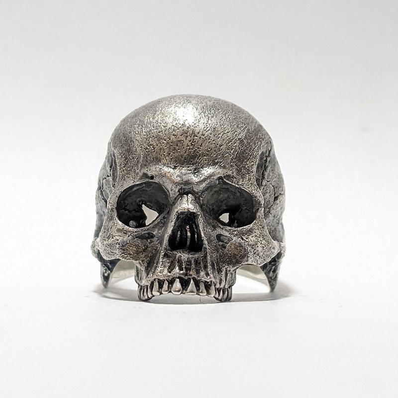 Anatomical Skull Ring without Joe by GRYPHON - General Rings - Sterling Silver Silver