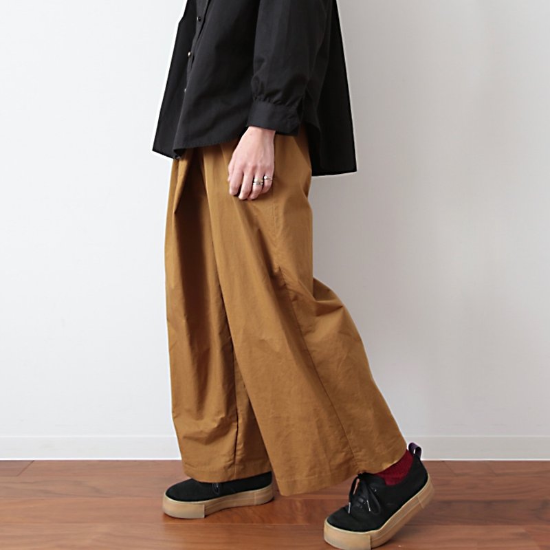 Omake Original / shiki pants - Women's Pants - Cotton & Hemp Khaki